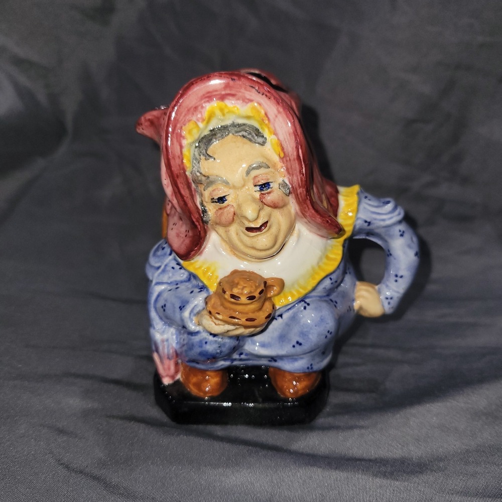 Burleigh Ware Sairey Gamp Toby Mug Jug Pitcher